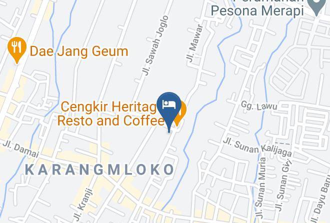 Sleman - Devega Homestay Maps