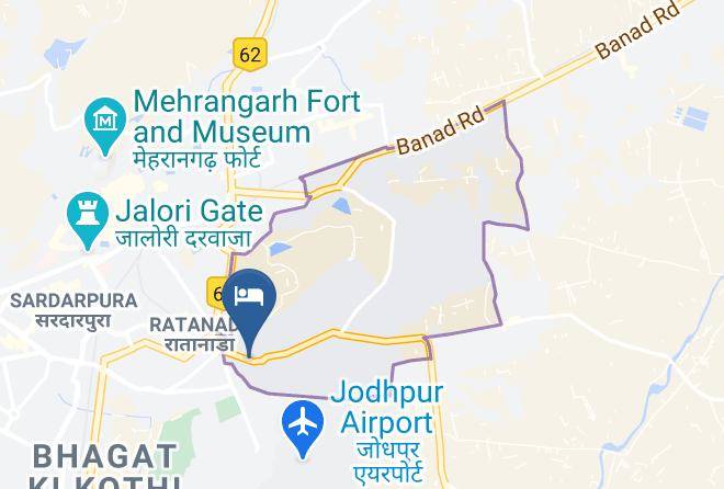 Jodhpur - Karni Bhawan Heritage Hotel Jodhpur Maps