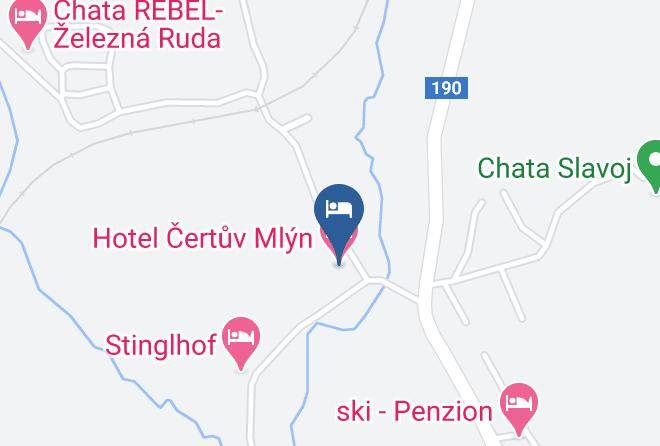 Klatovy - Devil's Mill Hotel Maps
