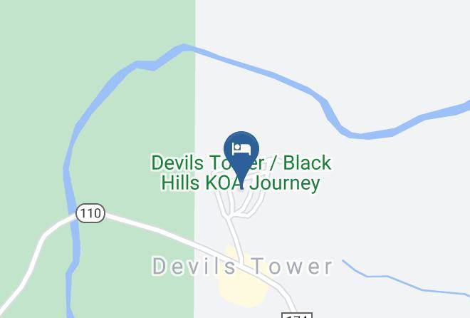 Crook - Devils Tower Black Hills Koa Journey Maps