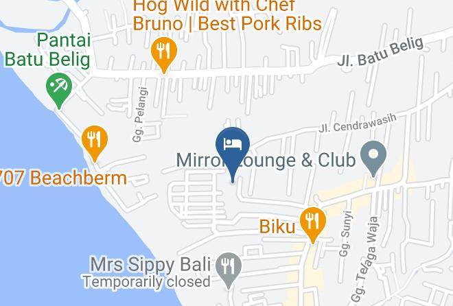 Badung Regency - De Vins Sky Hotel Seminyak Maps