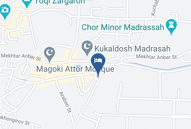 Bukhara - Devon Hotel Maps