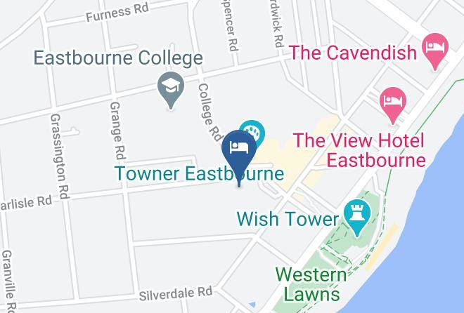 East Sussex - Devonshire Park Hotel Maps