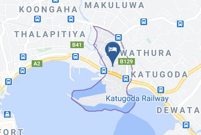 Galle - Dew Grand Regency Maps