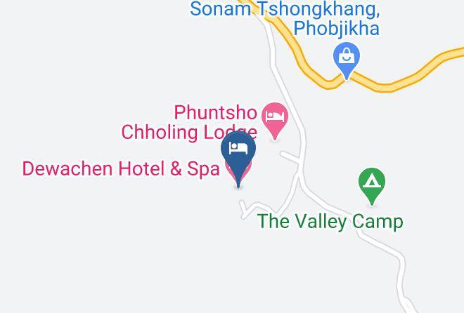 Wangdi Phodrang - Dewachen Hotel & Spa Maps