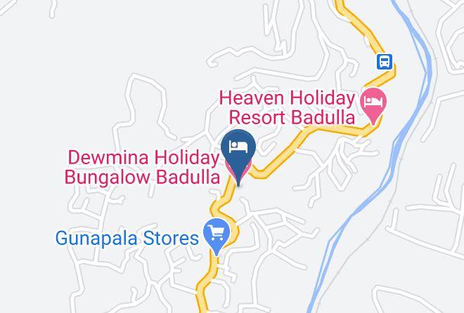 Badulla - Dewmina Holiday Bungalow Badulla Maps