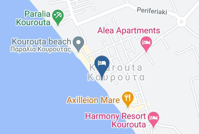 Ilia - Dexamenes Seaside Hotel Maps