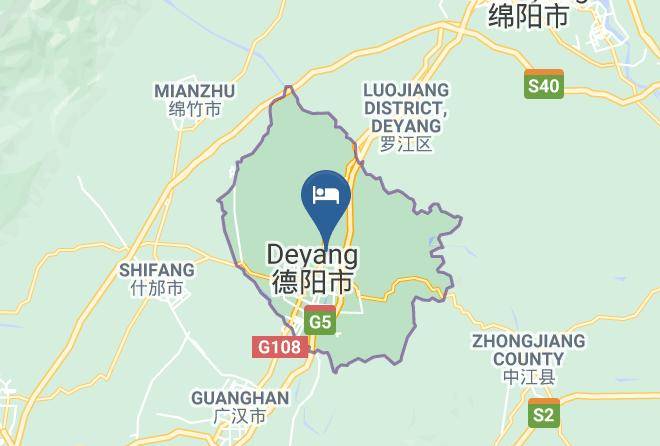Deyang - Deyang Crown Hotel Maps