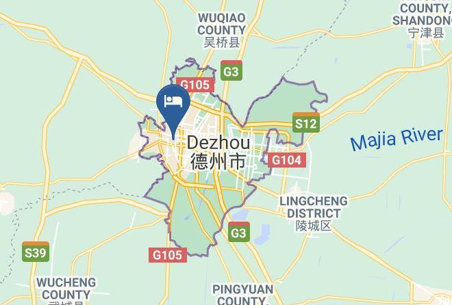 Dezhou - Deyuan Hotel Maps