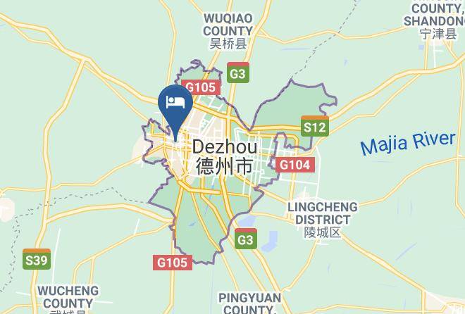 Dezhou - Dezhou Braised Chicken Hotel Maps