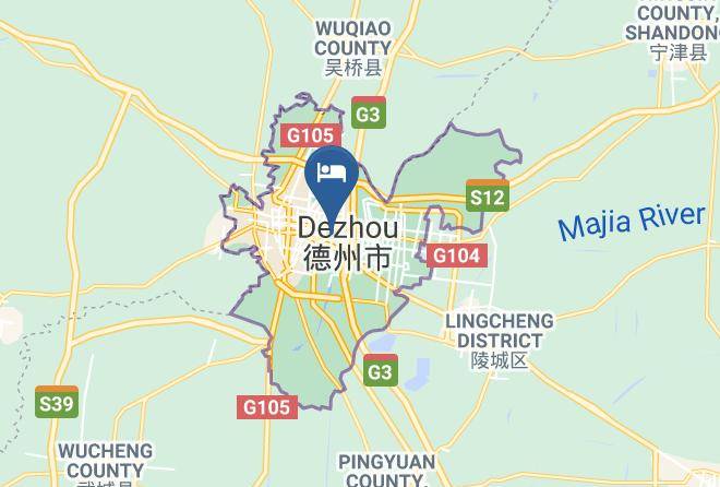Dezhou - Dezhou Guangju Hotel Maps