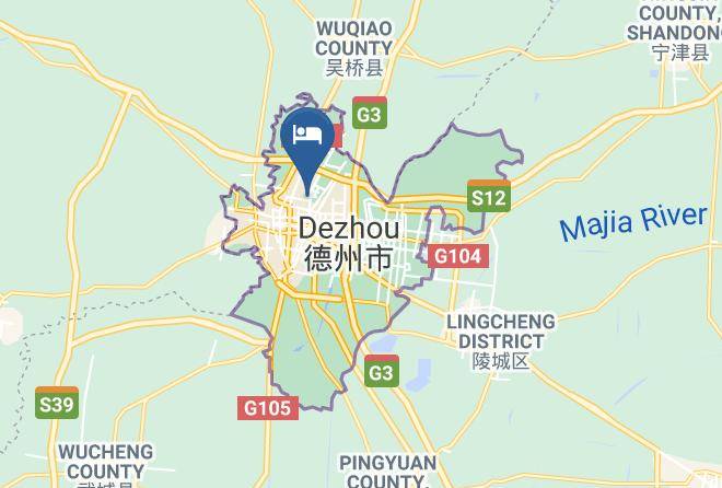 Dezhou - Dezhou Wangyun Hotel Maps