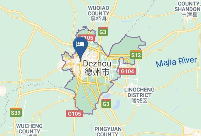 Dezhou - Dezhou World Hotel Maps