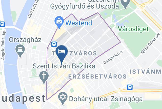 Budapest Terezvaros - D Five Modern Wellness Studio Maps