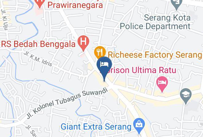 Serang Regency - Dgria Hotel Maps