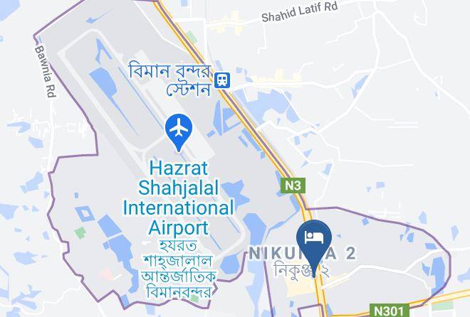 Dhaka - Dhaka Regency Hotel & Resort Maps