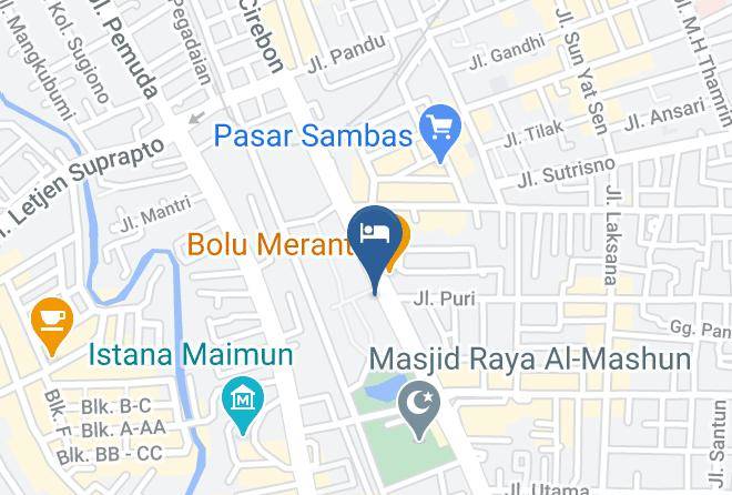 Kota Medan - Dhaksina Hotel Maps