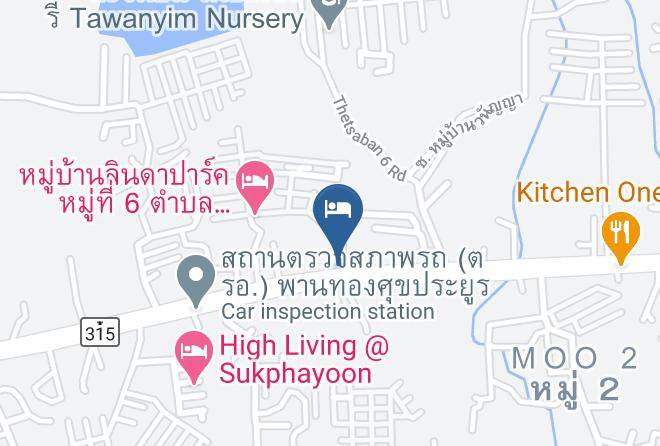 Amphoe Phan Thong - Dhanakarn Hotel Maps