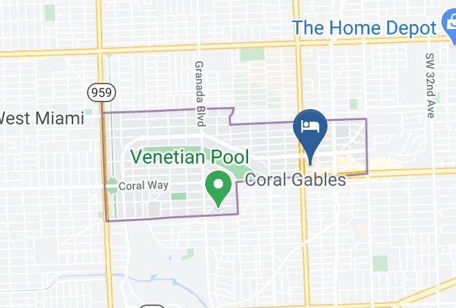 Miami Dade - Dharma Home Suites Coral Gables At Grand Plaza Maps