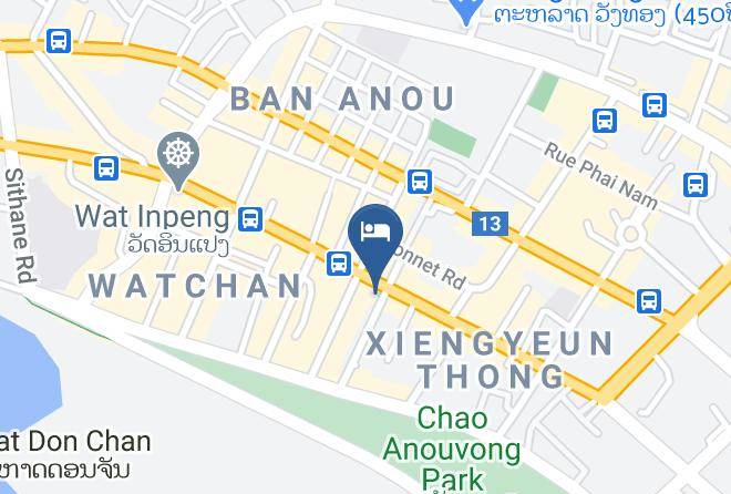 Vientiane - Dhavara Boutique Hotel Maps