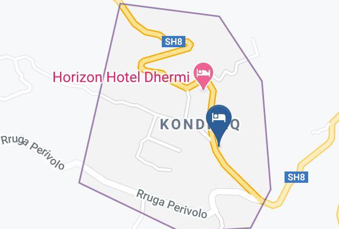Himara - Dhermi Hotel Maps