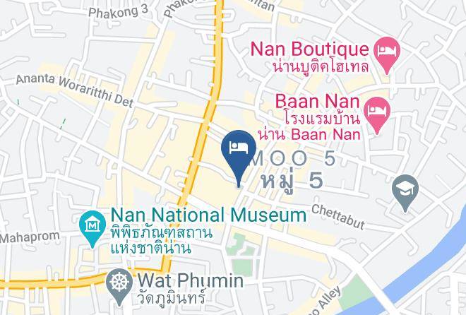 Amphoe Mueang Nan - Dhevaraj Hotel Maps