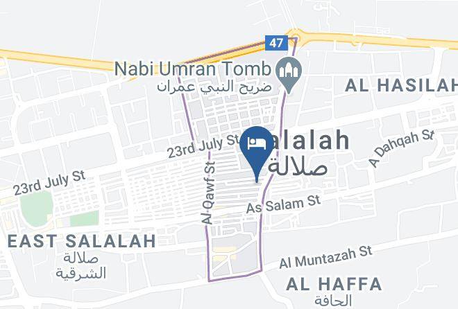 Salalah - Dhofar Hotel Maps