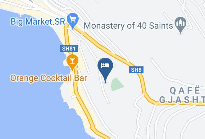 Saranda - Dhoma Plazhi Fjoro Maps