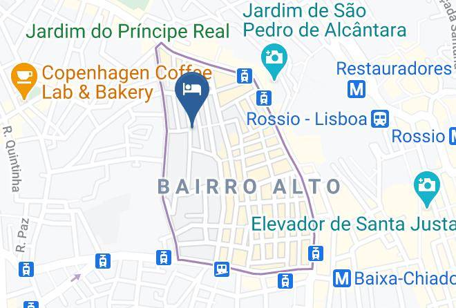 Lisbon - Dia Da Flor Bairro Alto Maps