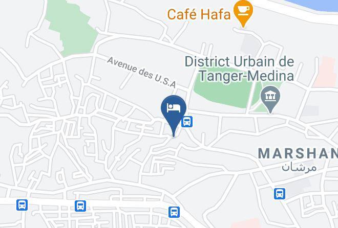 Tangiers - Diafa Chez Habitant Maps