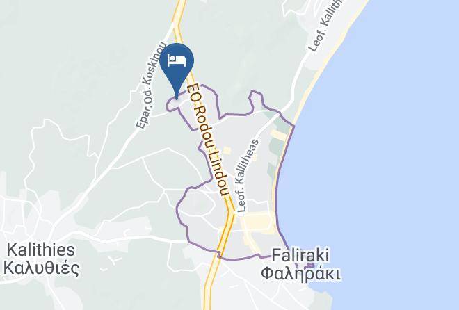 Dodecanese - Diagoras Hotel Maps