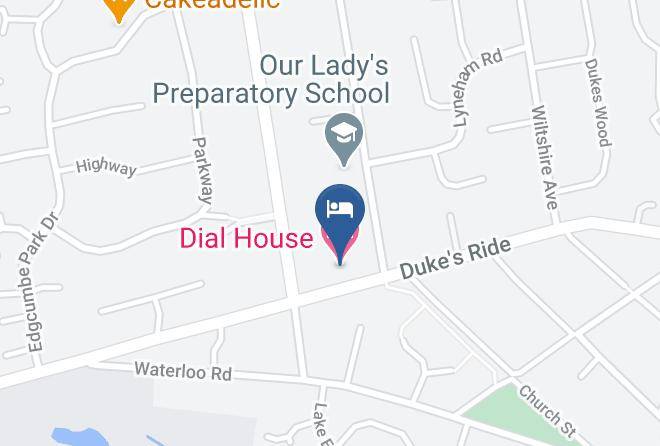 Dial House Hotel Map - England - Bracknell Forest