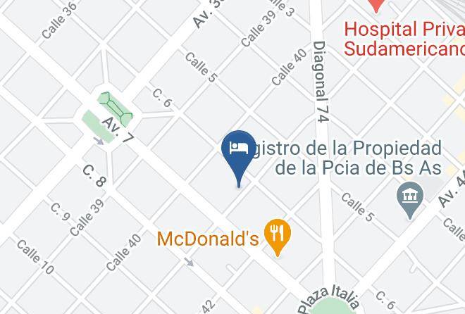 La Plata - Diamante Hotel Maps