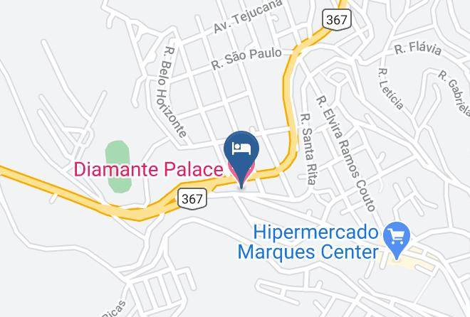 Diamantina - Diamante Palace Hotel Maps