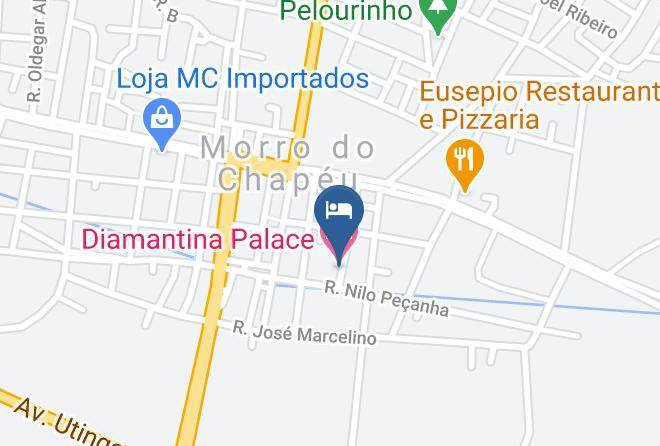Morro Do Chapeu - Diamantina Palace Hotel Maps
