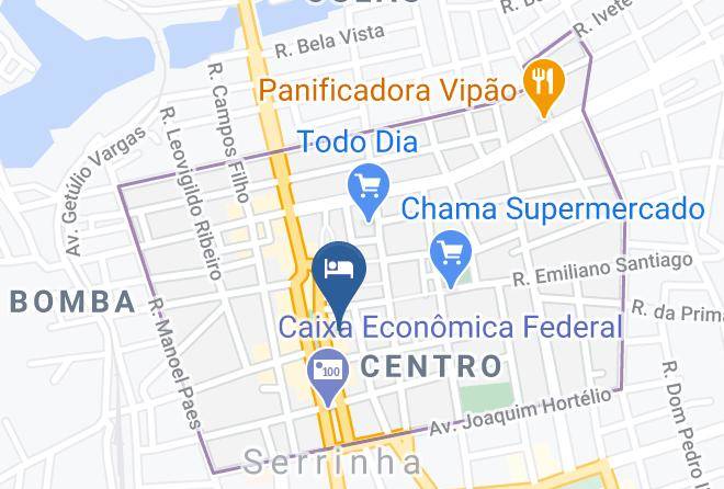 Serrinha - Diamantinas Hotel Maps