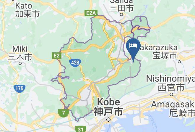 Kobe City Kita Ward - Diamond Arima Onsen Society Shinkan Maps