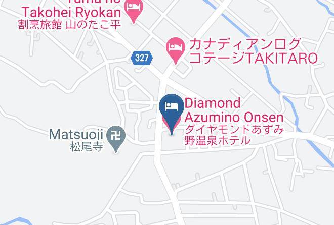 Azumino City - Diamond Azumino Onsen Hotel Maps