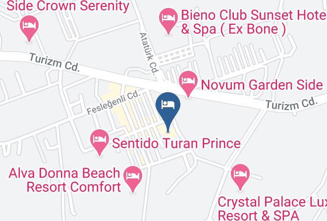 Manavgat - Diamond Beach Hotel & Spa Maps