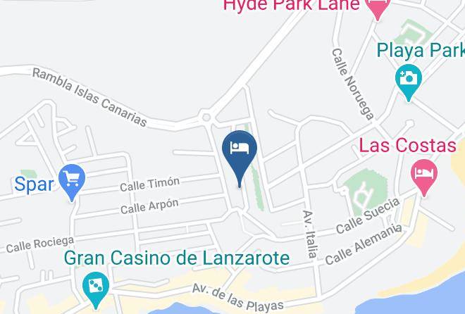 Las Palmas - Diamond Club Maritima Maps