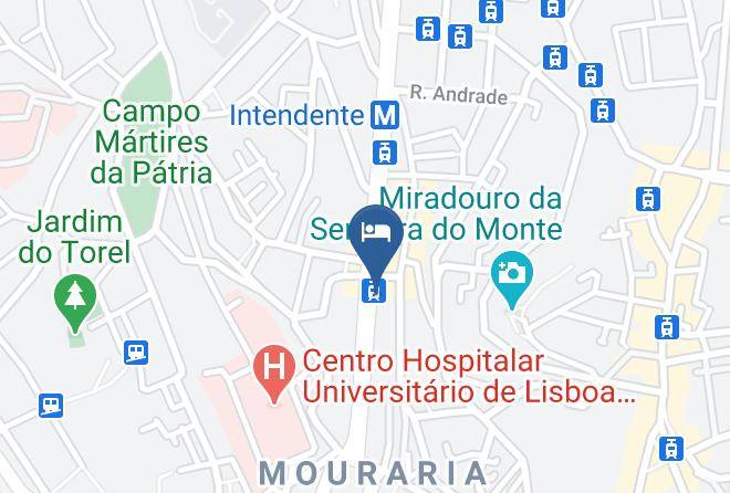 Lisbon - Diamond Dormitories Lisboa Maps