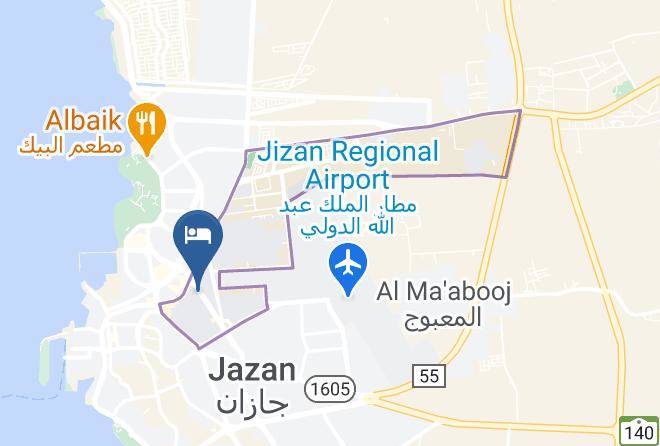 Jazan - Diamond Elite Hotel Maps