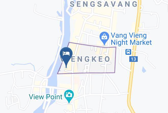 Vangvieng - Diamond Gold Hotel Maps