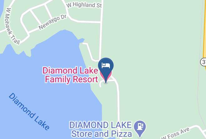 Diamond Lake Family Resort Map