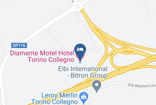 Turin - Diamante Motel Hotel Torino Collegno Maps