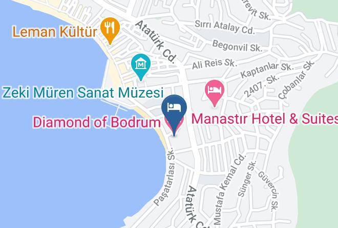Bodrum - Diamond Of Bodrum Hotel Maps