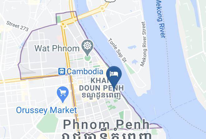 Doun Penh - Diamond Palace Hotel Royal Maps