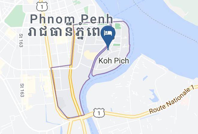 Chamkar Mon - Diamond Pearl Hotel Maps