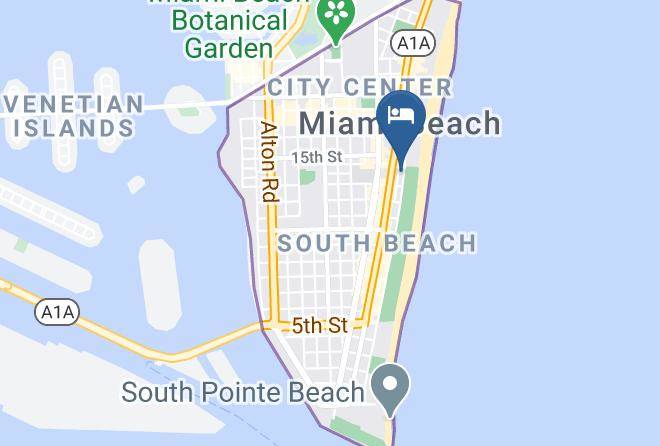 Miami Dade - Crescent Resort On South Beach By Diamond Resorts Maps