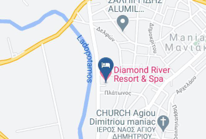 Kastoria - Diamond River Resort & Spa Maps